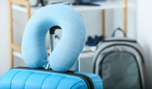 Image for article It Turns Out, This Is How You’re Supposed To Be Wearing Travel Pillows