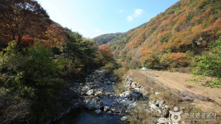 Hiking during autumn in Gangwon Province