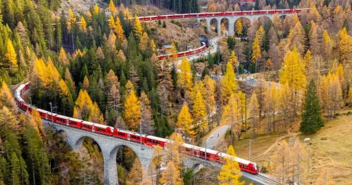 Image for article Switzerland Unveils the World’s Longest Passenger Train