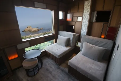 Image for article LOOK: This Cool Sightseeing Train in Japan Doubles as a Luxury Hotel!