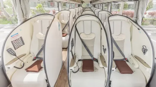 Image for article Japan’s Newest Overnight Bus Is So Cosy, It Will Cure Your Insomnia