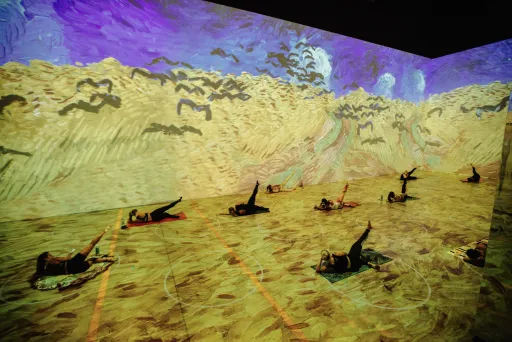 Image for article This Immersive Van Gogh Exhibit Features Yoga Classes!