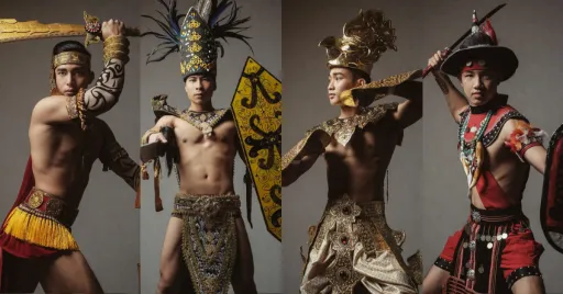 Image for article Mister Global Contestants Dressed to Inspire in Their National Costumes