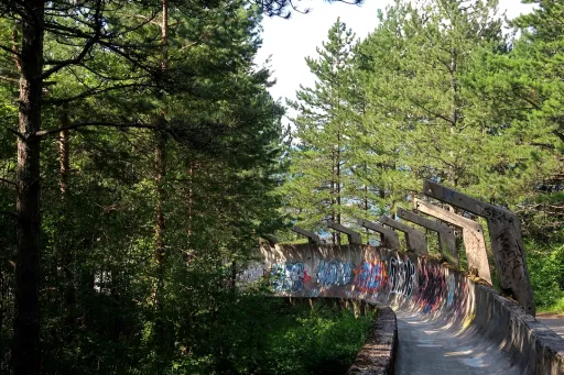 Image for article Walking Through History at Sarajevo’s Abandoned Olympic Bobsleigh Track