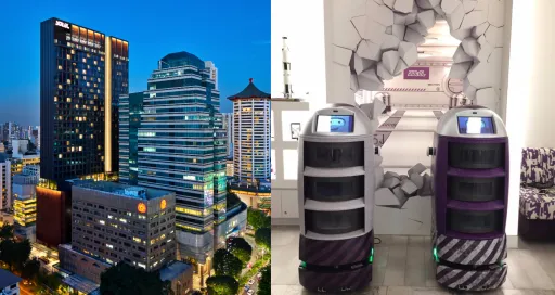Image for article YOTEL Singapore Introduces Twin Robots to Serve Guests