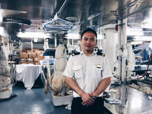 Image for article A Day in the Life of a Cruise Ship’s Laundry Master