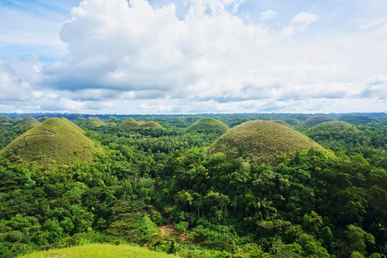 The Chocolate Hill in the Philippines