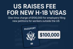 image for article Indian IT Sector Faces New $100,000 H-1B Visa Fee, But Impact May Be Limited