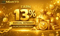 image for article MintCFD Announces 13% Annual Interest on INR Trading Balances