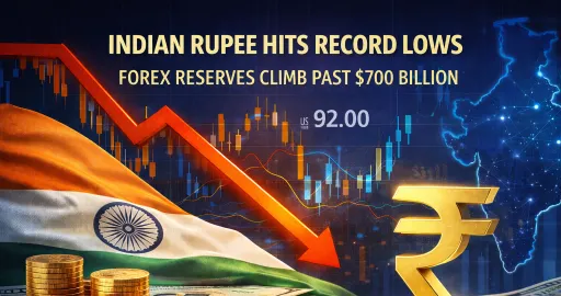 image for article Rupee Weakness vs Forex Reserves: Impacts & Strategies 2026
