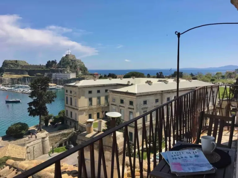 penthouse Airbnb stays in Corfu sea view