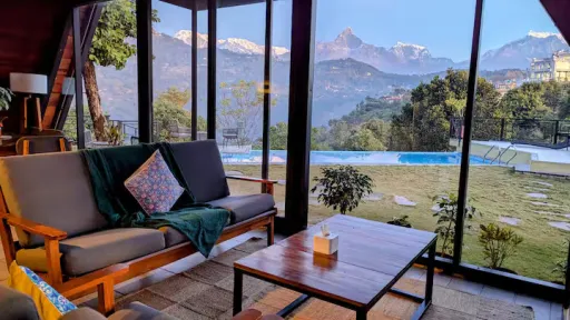Image for article Best Airbnb Pokhara Nepal 2025: 8 Himalayan Mountain View Lodges