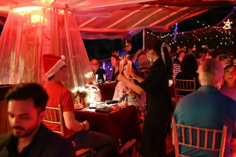 Christmas Cruise Dinner Aboard the Royal Albatross