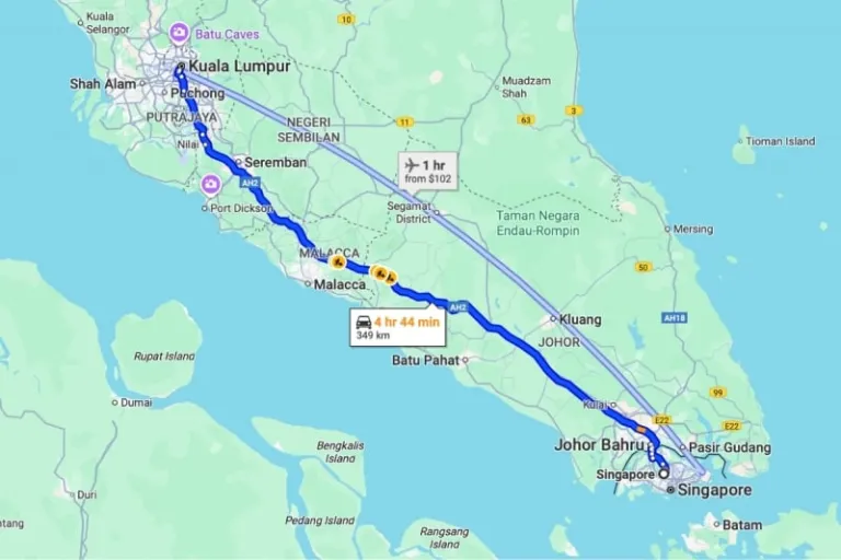 singapore to kl
