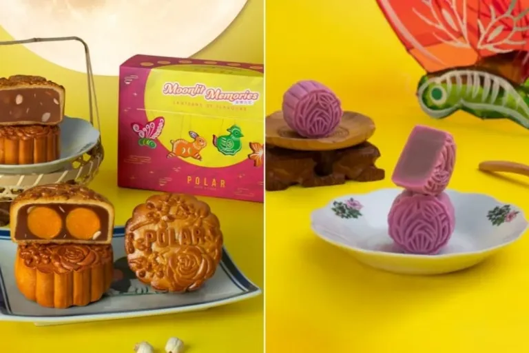 polar puff cake mooncake