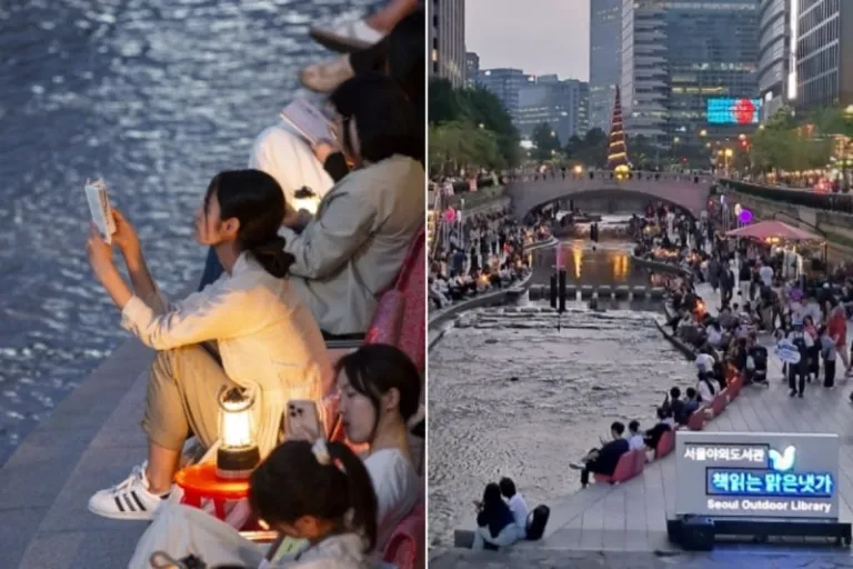Seoul outdoor library