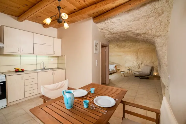 seaside Cave Airbnbs in Greece