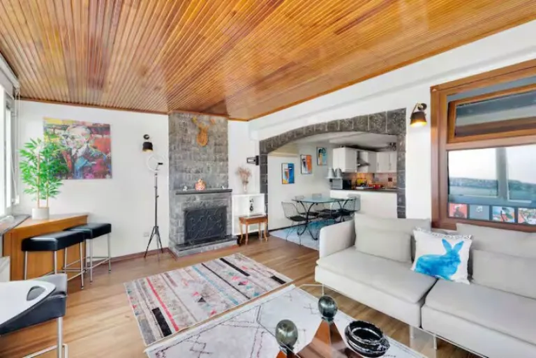 bright Airbnbs with Bosphorus views