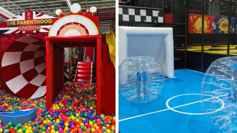 the parent hood, game on indoor theme park