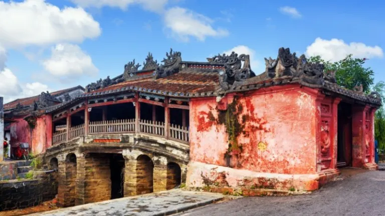Japanese covered bridge in Hoi An