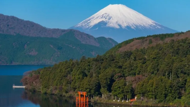 Hakone view of Mt Fuji