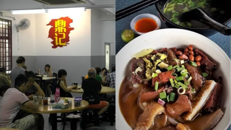 Beef noodles in Johor Bahru