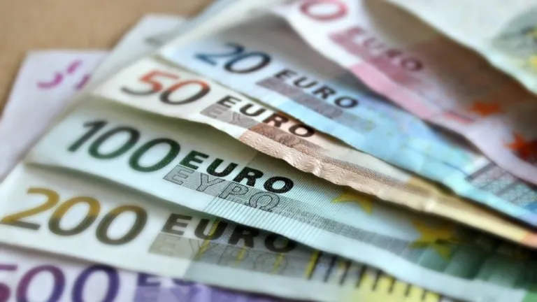 stack of euros