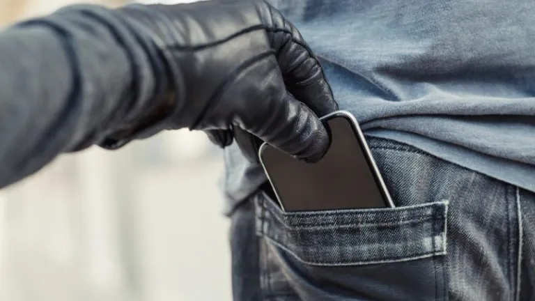 pickpocket stealing a phone