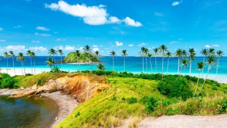 Nacpan beach in Palawan Philippines