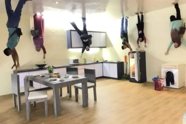 melaka upside down house