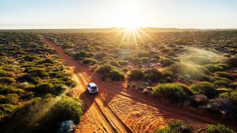 Driving off-road in Australia
