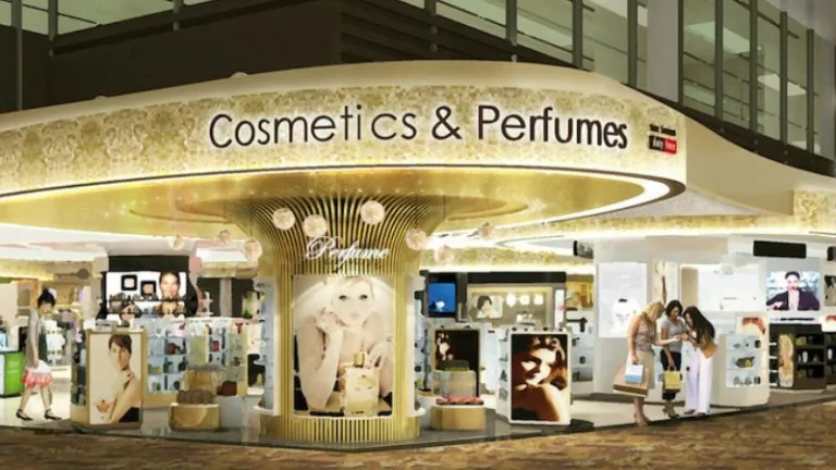 Shilla duty free store in Changi Airport