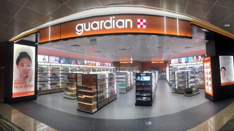 Guardian outlet in Changi Airport Terminal
