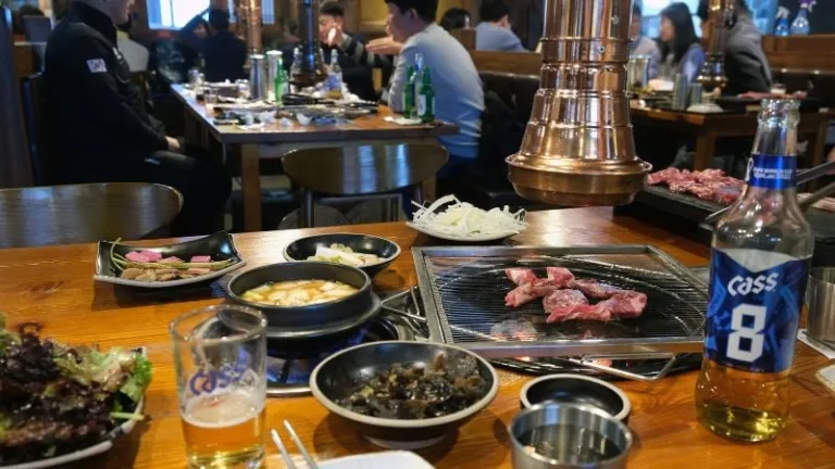 BBQ restaurant in Korea