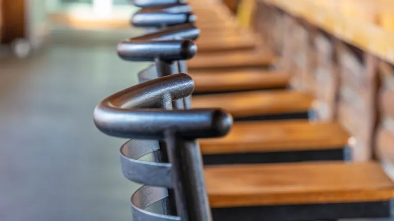 counter seating in a restaurant