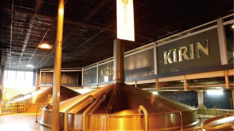 Kirin brewery in Japan