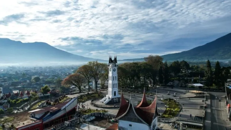 Bukittinggi in Sumatra