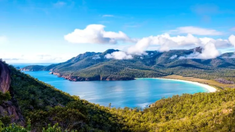 Wineglass Bay in Tasmania