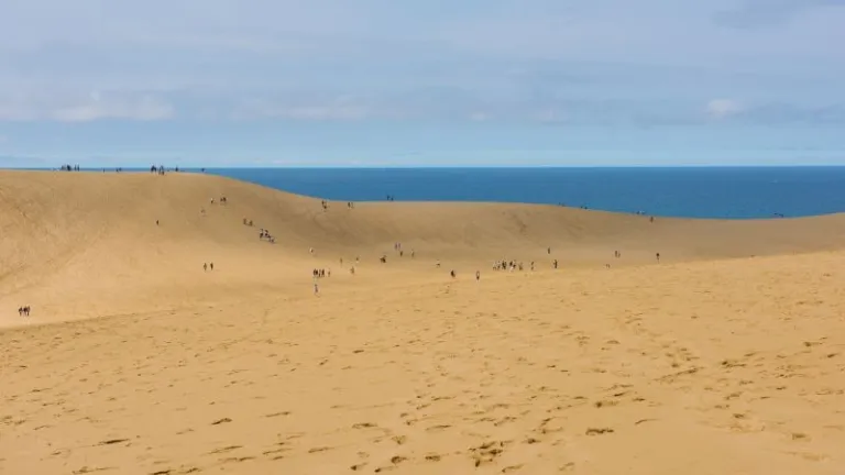 Tottori sand dunes in Japan