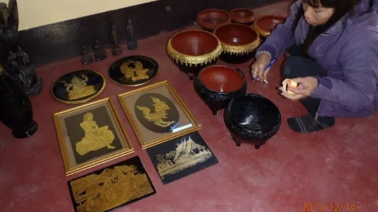 Lacquerware in Laos