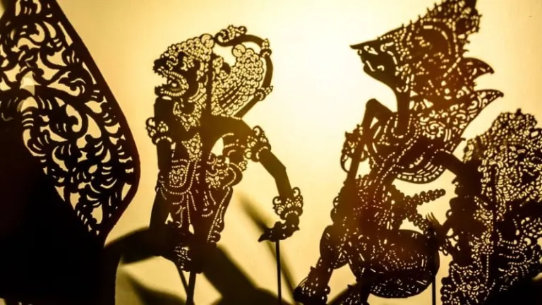 Shadow puppets in Indonesia