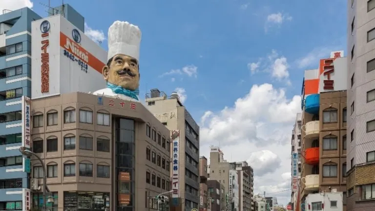 Kappabashi-Dori (Kitchen town) in Tokyo
