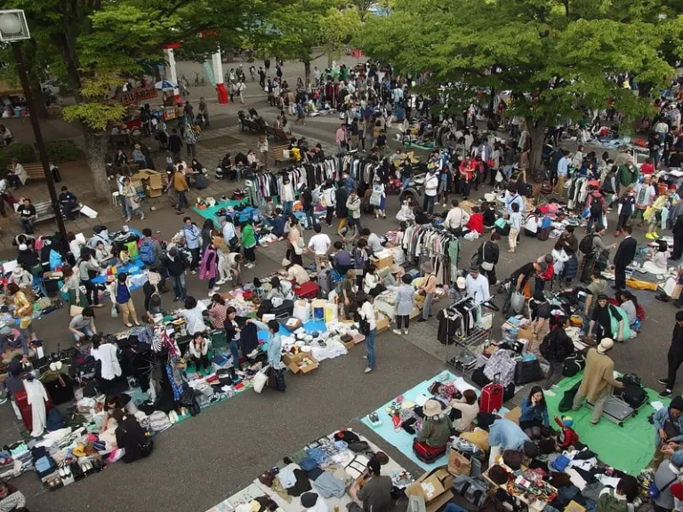 Flea market in Tokyo