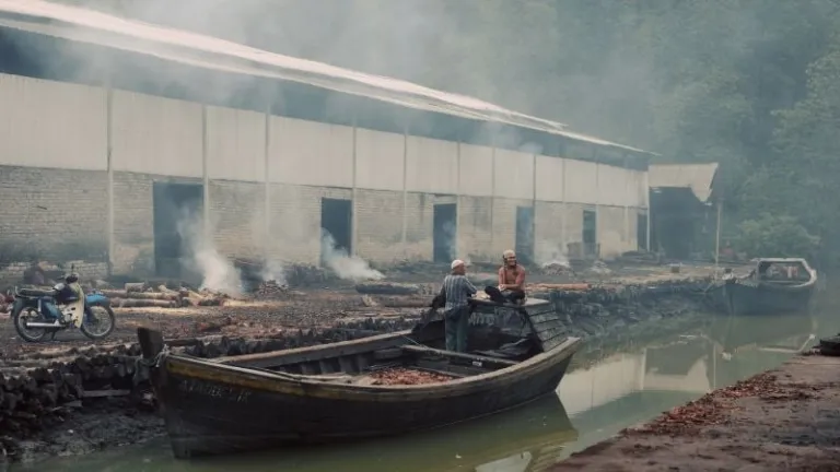 Kuala Sepetang and charcoal factory near Taiping