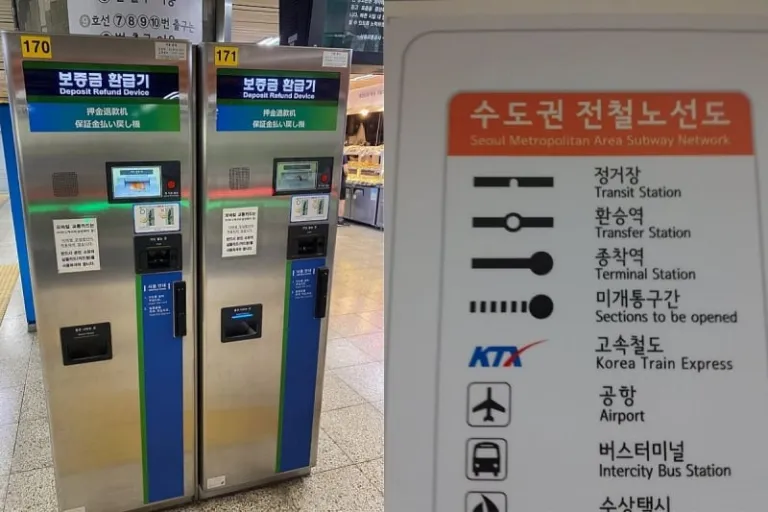 seoul deposit refund machine