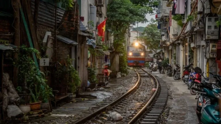 sleeper train in Hanoi