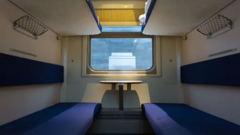 Vietnam sleeper train interior
