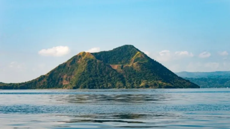 Taal volcano in the Philippines