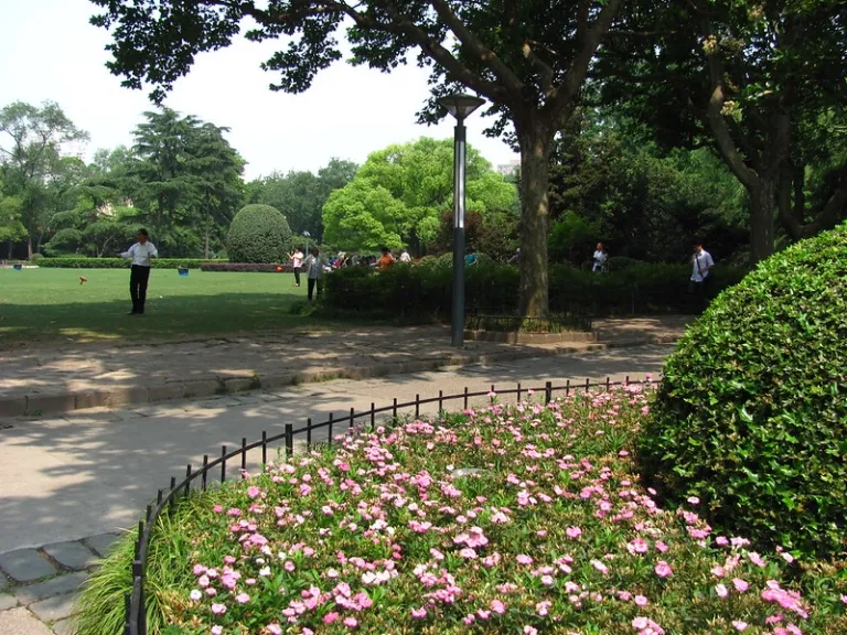 Zhongshan park in Shanghai