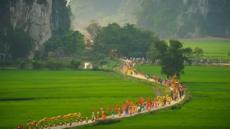 Ninh Binh Province in Vietnam